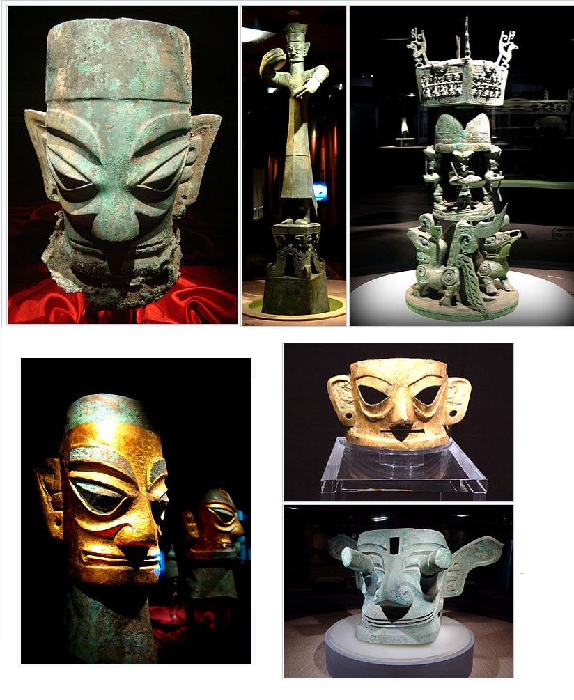 Gigantesca máscara de bronze de 3 mil anos é descoberta por arqueólogos na China - 1