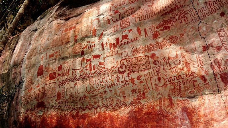 Pinturas encontradas na Amazônia revelam convivência de animais da Era do Gelo com humanos - 1