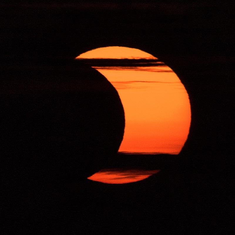 Imagens espetaculares mostram como foi o eclipse do 