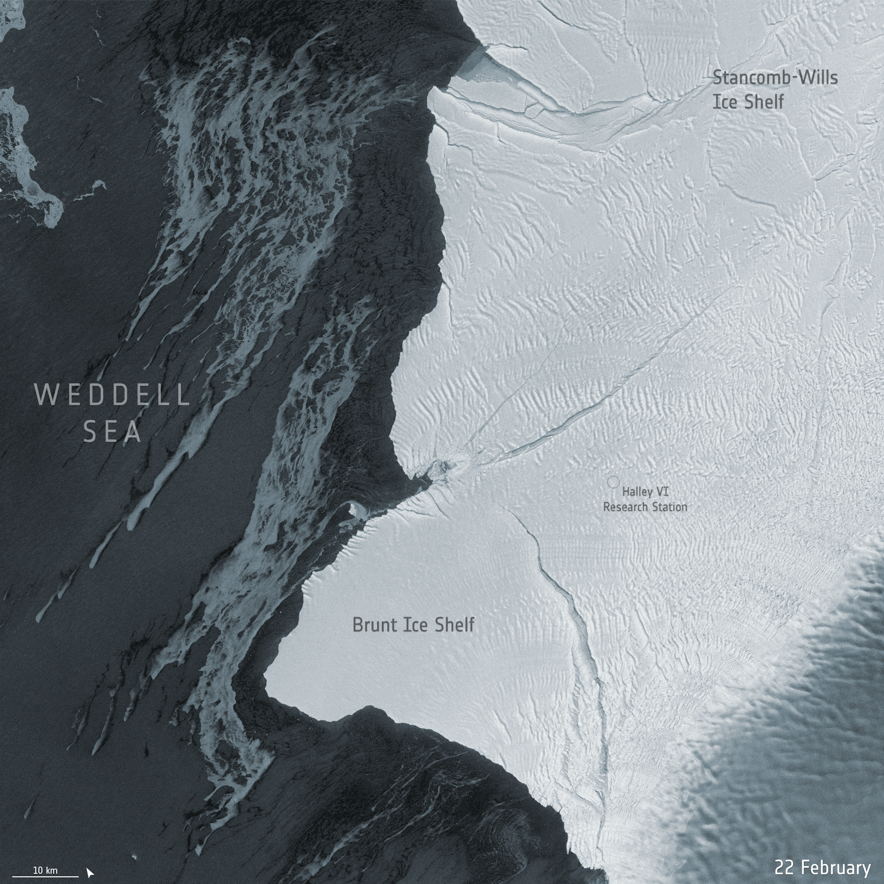 Como um pedaço de gelo do tamanho do Rio de Janeiro se desprendeu da Antártida - 1